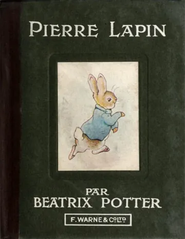 Histoire de Pierre Lapin de Beatrix Potter, couverture du livre