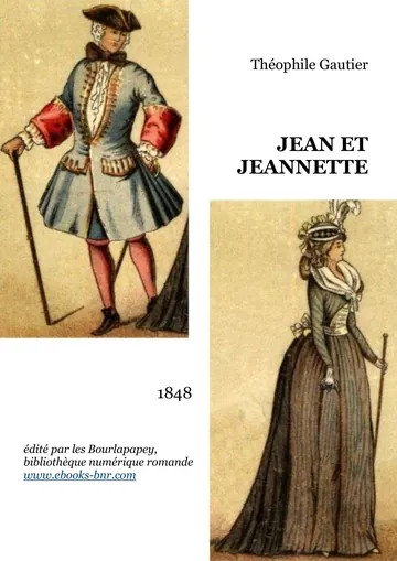 Jean Et Jeannette de Théophile Gautier, couverture du livre