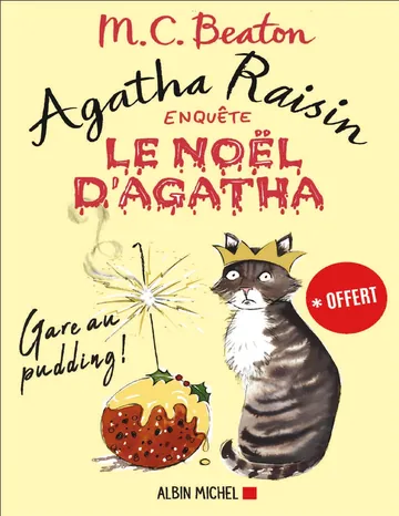 Le Noel d'Agatha de M. C. Beaton, couverture du livre