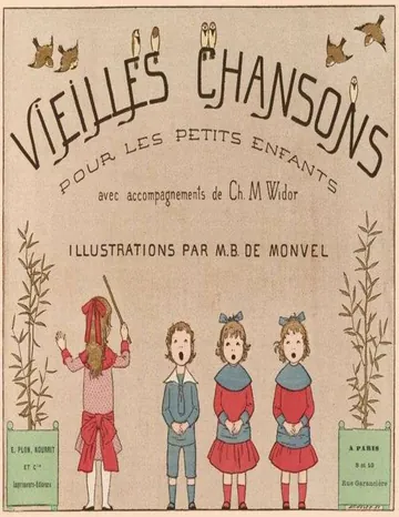 Vieilles chansons pour les petits enfants / avec accompagnements de Ch. M. Widor d’Unknown, couverture du livre