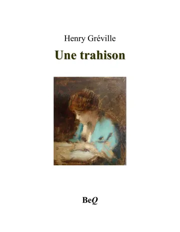 Une Trahison d’Henry Gréville, couverture du livre
