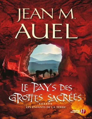 Le pays des grottes sacrées de Jean M Auel, couverture du livre
