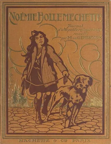 Noémie Hollemechette: Journal d'une petite réfugiée belge de Magdeleine Du Genestoux, couverture du livre