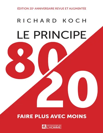 Principe 80-20 de Richard Koch, couverture du livre