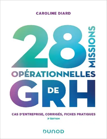 28 missions oprationnelles de GRH - 2e d. de Caroline Diard ;, couverture du livre