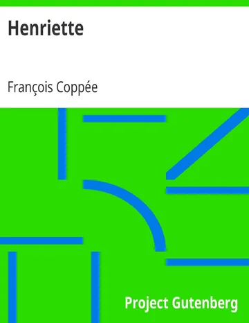 Henriette de François Coppée, couverture du livre