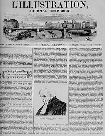 L'Illustration, No. 0071, 4 Juillet 1844 de Various, couverture du livre