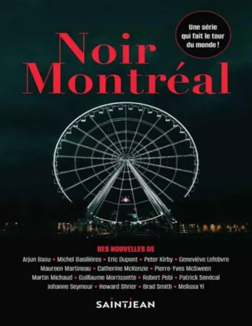 Noir Montréal de Michel Basilières et al., couverture du livre