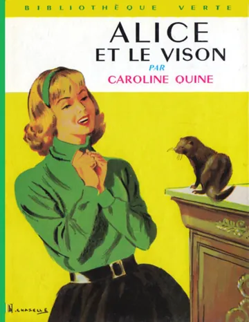 Alice et le vison de Caroline Quine, couverture du livre