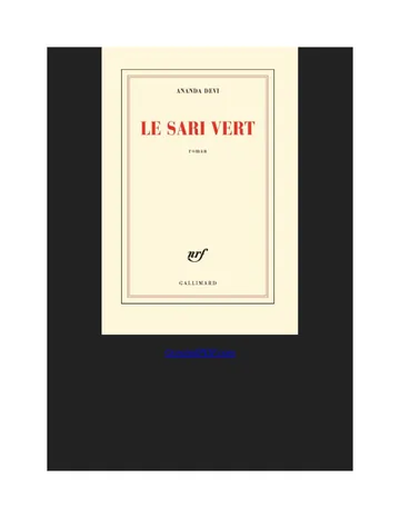 Le sari vert d’Ananda Devi, couverture du livre