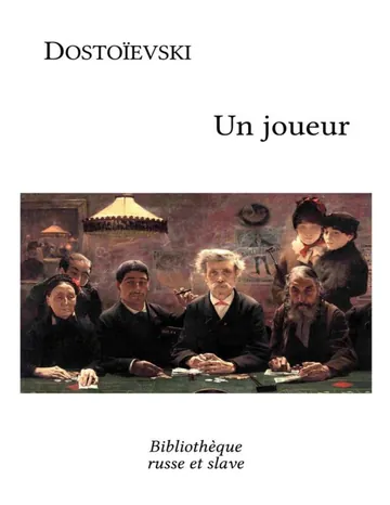 Un joueur de Fiódor Dostoiévski, couverture du livre