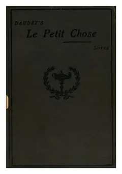 Le petit chose d’Alphonse Daudet, couverture du livre