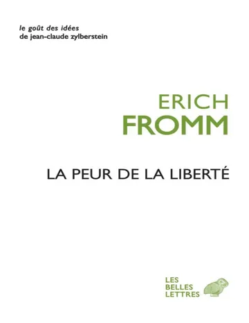 La peur de la liberté d’Erich Fromm, couverture du livre