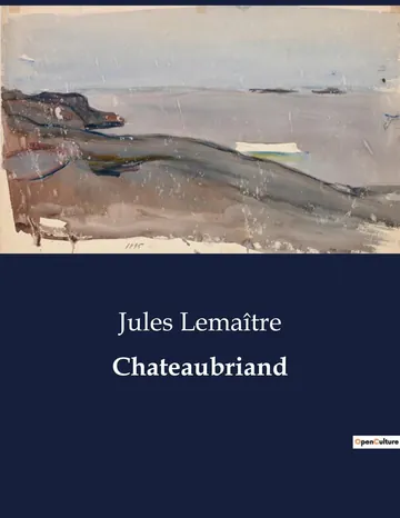 Chateaubriand de Jules Lemaître, couverture du livre