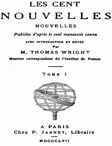 Les Cent Nouvelles Nouvelles, tome I d’Unknown, couverture du livre
