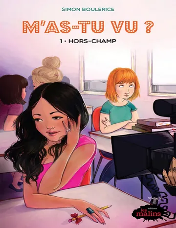 Hors-champs de Simon Boulerice, couverture du livre