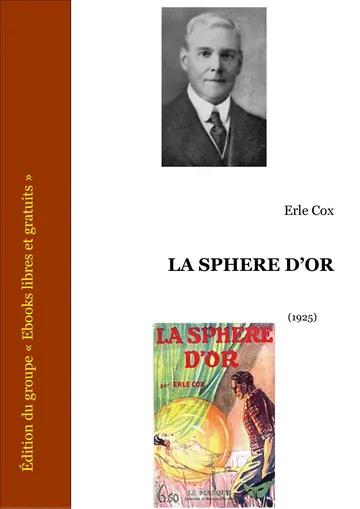 La Sphere D'or d’Erle Cox, couverture du livre