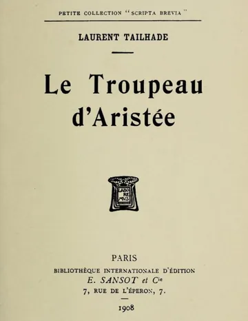 Le Troupeau d'Aristée de Laurent Tailhade, couverture du livre