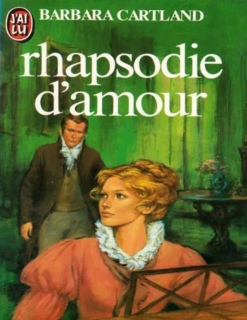 Rhapsodie d'amour de Barbara Cartland, couverture du livre