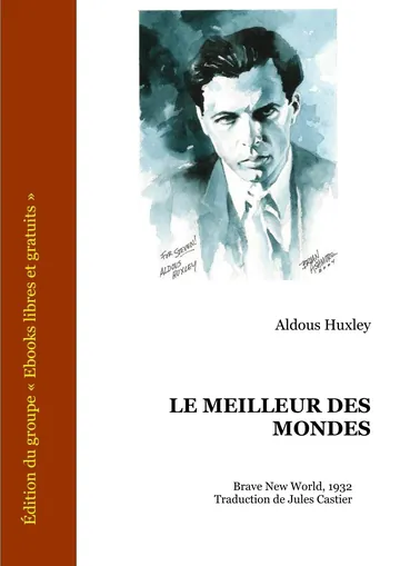 Le Meilleur des mondes d’Aldous Huxley, couverture du livre