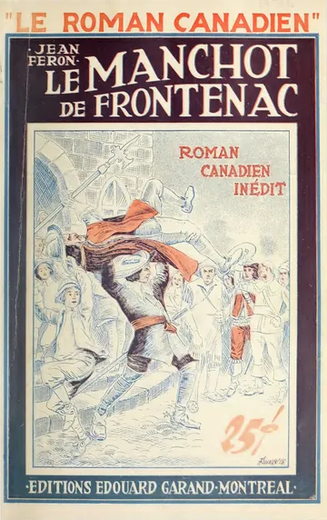 Le manchot de Frontenac de Jean Féron, couverture du livre