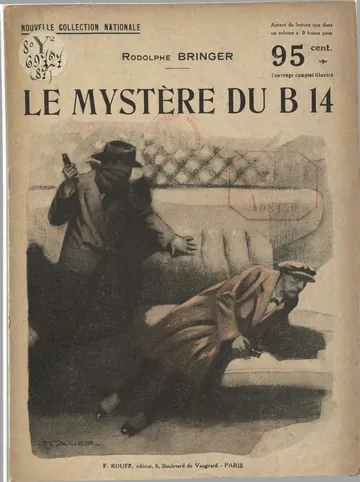 Le Mystère du B 14 de Rodolphe Bringer, couverture du livre