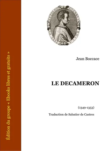 Le Decameron de Jean Boccace, couverture du livre