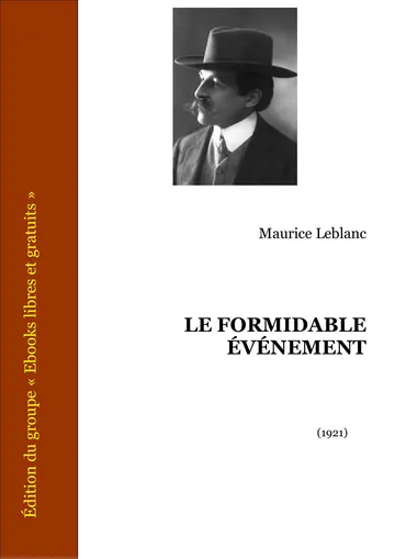 Le Formidable ÉVénement de Maurice Leblanc, couverture du livre