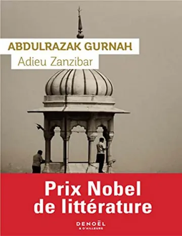 Abdulrazak Gurnah d’Adieu Zanzibar, couverture du livre