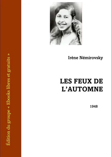 Les Feux de l'automne d’Irène Némirovsky, couverture du livre