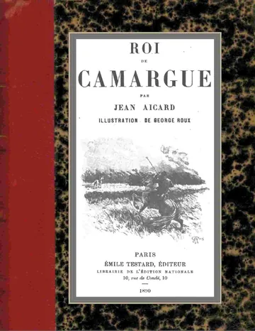 Roi de Camargue de Jean Aicard, couverture du livre