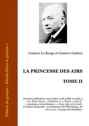 La Princesse des airs - Tome II de Gustave Le Rouge et Gustave Guitton, couverture du livre
