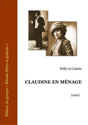 Claudine En Ménage de Willy et Colette, couverture du livre