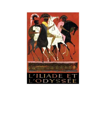 L'Iliade et l'Odyssée d’Homère, couverture du livre