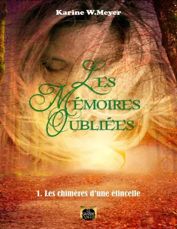 Les Mémoires Oubliées - Tome 1: Les Chimères d'une étincelle (French Edition) de Karine W.Meyer, couverture du livre