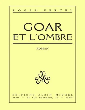 Goar Et L'Ombre de Roger Vercel, couverture du livre