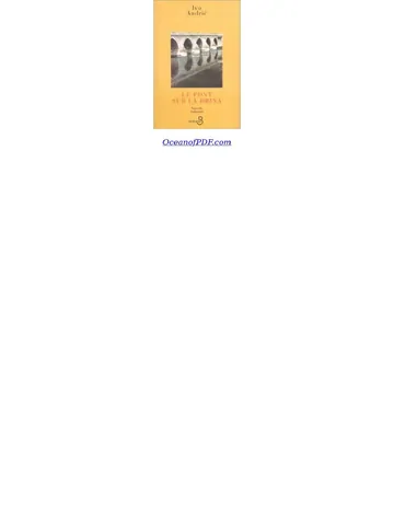 Le pont sur la Drina d’Ivo Andrić, couverture du livre
