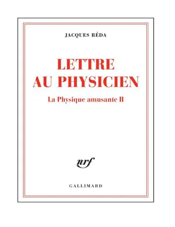 Lettre au Physicien de Jacques Réda, couverture du livre