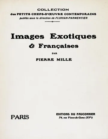 Images exotiques & françaises de Pierre Mille, couverture du livre