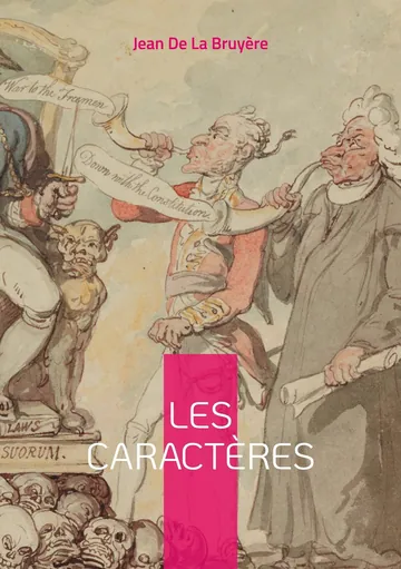 Les caractères de Jean de La Bruyère, couverture du livre