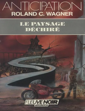 Le paysage déchiré de Roland Charles Wagner, couverture du livre