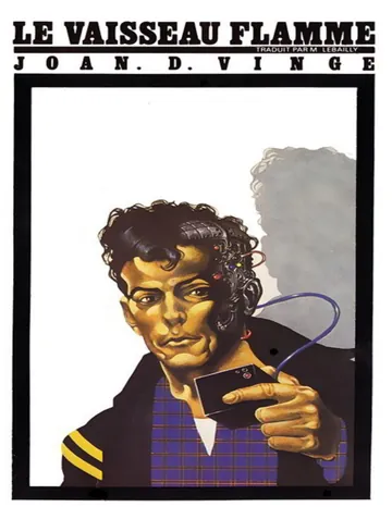 Le vaisseau-flamme de Joan D Vinge, couverture du livre
