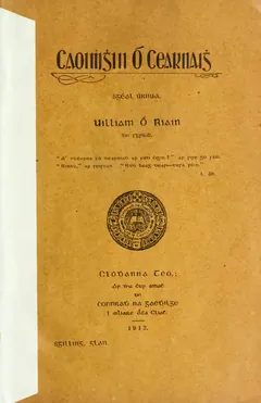 Caoimhghin Ó Cearnaigh - Liam Pádraig Ó Riain