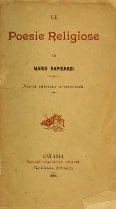 Le poesie religiose - Mario Rapisardi