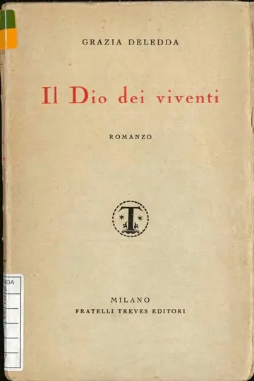 Il Dio dei viventi di Grazia Deledda, copertina del libro