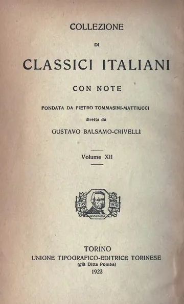 Il Canzoniere di Matteo Bandello, copertina del libro