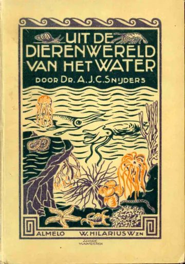 Uit de dierenwereld van het water van A. J. C. Snijders, boekomslag