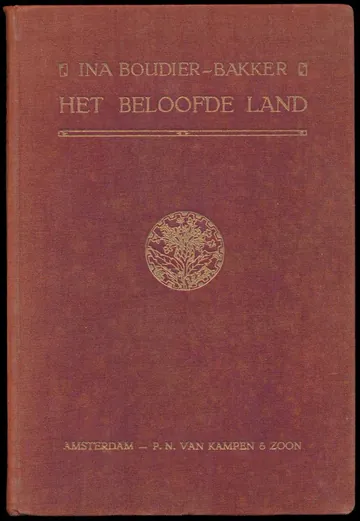 Het beloofde land van Ina Boudier-Bakker, boekomslag