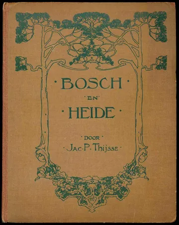 Bosch en heide van Jac. P. Thijsse, boekomslag