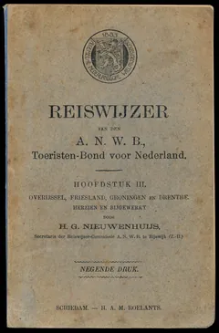 Reiswijzer van den A.N.W.B., Toeristen-Bond voor Nederland - H. G. Nieuwenhuijs